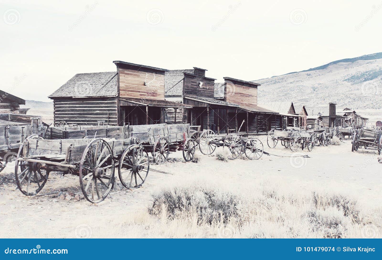 old west, old trail town, cody, wyoming, united states